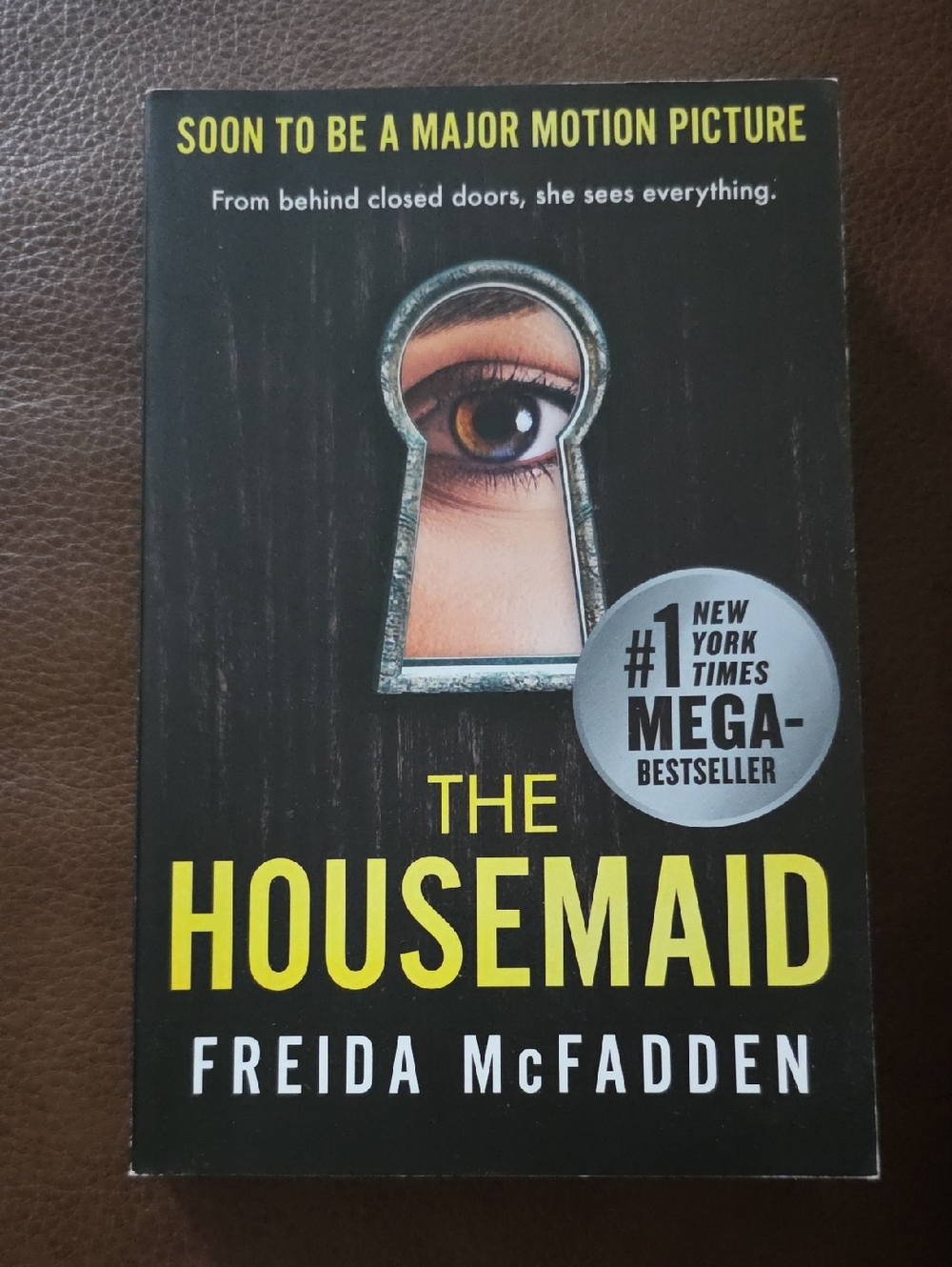 The Housemaid by Freida McFadden - Black & Yellow Paperback